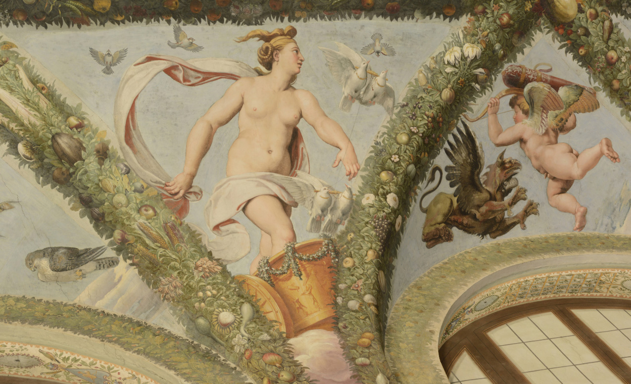 Venus on the Chariot Pulled by Doves